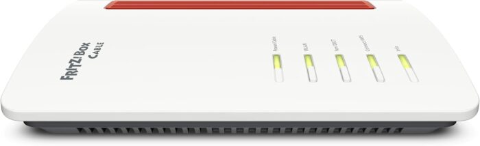 FRITZ!Box 6670 Cable | Router für einen Kabelanschluss (DOCSIS-3.1-Kabelmodem, 2x2 Wi-Fi 7 mit 2.880 MBit/s (5 GHz) und 688 MBit/s (2,4 GHz), Zigbee Integration 1 x 2,5 Gigabit-LAN-Port)