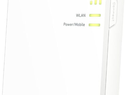 FRITZ!Box 6860 5G (Mobilfunk-Router mit bis zu 1.300 MBit/s in 5G/LTE, Wi-Fi 6 mit bis zu 3.000 MBit/s, Power over Ethernet (PoE+), staub- und spritzwassergeschütztes Gehäuse, DECT-Basis)