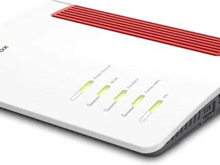 Fritz!Box 4690 (Wi-Fi 7 Mesh Router, für den Kabel-, DSL- oder Glasfaseranschluss, bis zu 6.960 MBit/s, 1x 10-Gigabit-WAN, 1x 10-Gigabit-LAN, 3X 2,5-Gigabit-LAN, WLAN Mesh, deutschsprachige Version)
