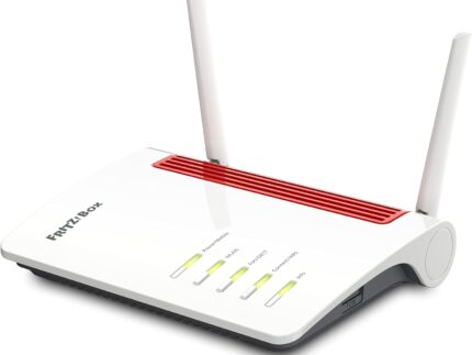 FRITZ!Box 6850 (LTE-Modem, bis zu 150 MBit/s, WLAN AC+N bis 866 MBit/s (5 GHz) und 400 MBit/s (2, 4 GHz), 4 x Gigabit-LAN, 1x USB 3.0)