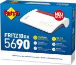FRITZ!Box 5690 | Glasfaser-Router für den AON- oder GPON-Anschluss | Wi-Fi 7 bis 6.448 MBit/s | WLAN Mesh | höchster Sicherheitsstandard | schnelle Einrichtung | 2,5-Gigabit-WAN/LAN | Made in Europe