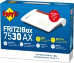 FRITZ!Box 7530 AX | DSL-Router | Wi-Fi 6 bis zu 2.400 MBit/s | intelligentes WLAN Mesh | höchster Sicherheitsstandard | Smart Home & Telefonie Zentrale | einfache Einrichtung | Made in Europe