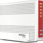 AVM FRITZ!Box 6591 Cable WLAN AC + N Router (DOCSIS-3.1-Kabelmodem, Dual-WLAN Ac+N (MU-MIMO) mit 1733 (5 GHz) + 800 Mbit/S (2,4 GHz), VoIP-Telefonanlage) (Generalüberholt)