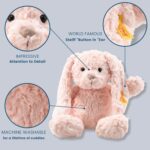 Steiff Tilda Hase - 30 cm - Plüschhase mit Schlappohren - Kuscheltier für Kinder - Soft Cuddly Friends - beweglich & waschbar - rosa (080623)