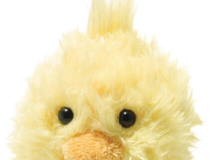 Steiff 073892 - Original Plüschtier Pipsy Küken, Soft Cuddly Friends Kuscheltier ca. 14 cm, Markenplüsch mit Knopf im Ohr, Schmusefreund für Babys von Geburt an, gelb