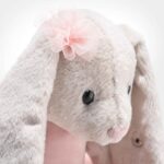 Steiff Hoppie Balletthase 30cm bunt, Plüschtier mit Schlappohren, Flauschiges Stofftier im Ballett-Outfit zum Kuscheln und Spielen, Kuscheltier für Mädchen und Jungen, waschmaschinenfest